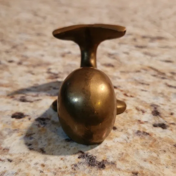 Vintage Brass Whale - Picture 2 of 7
